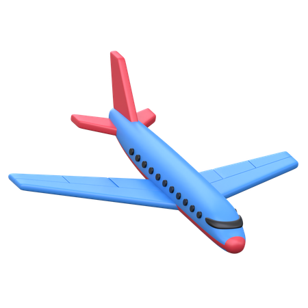 Plane Flight 3D Icon