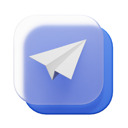 Plane Message  3D Icon