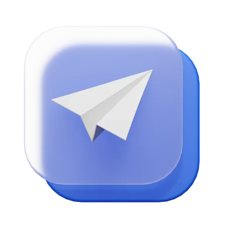 Plane Message  3D Icon