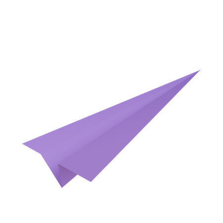 Plane Paper  3D Icon