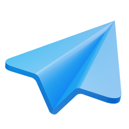 Plane Paper  3D Icon