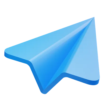 Plane Paper  3D Icon
