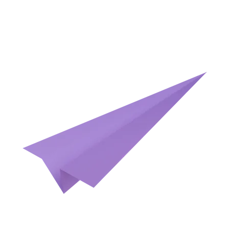 Plane Paper  3D Icon