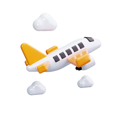 Plane Take Off  3D Icon
