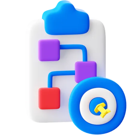 Planejamento  3D Icon