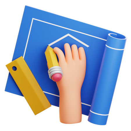 Planejamento  3D Icon