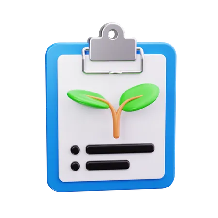 Planejamento ambiental  3D Icon