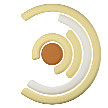 Planejamento circular  3D Icon