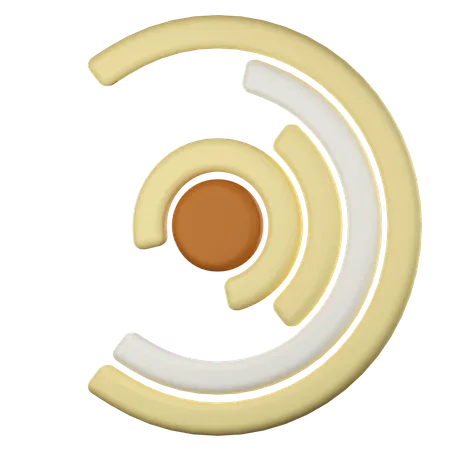 Planejamento circular  3D Icon