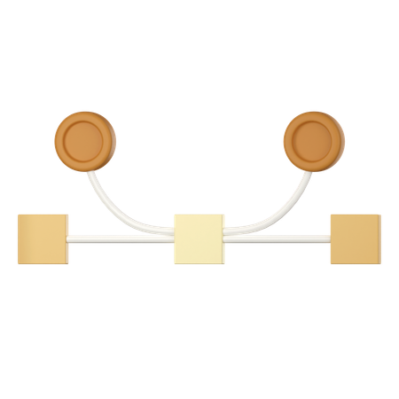 Planejamento de mapa mental  3D Icon