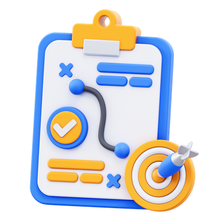 Planejamento de negócios  3D Icon