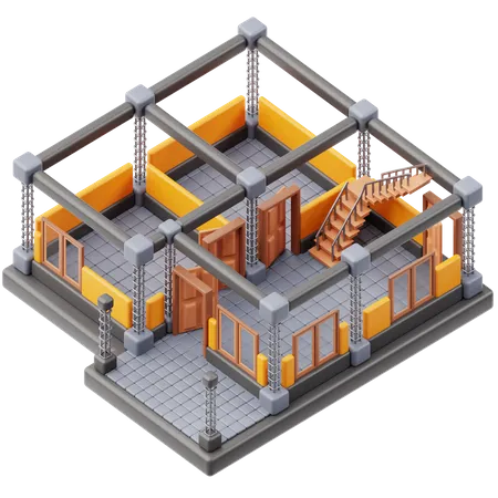 Planejamento residencial  3D Icon