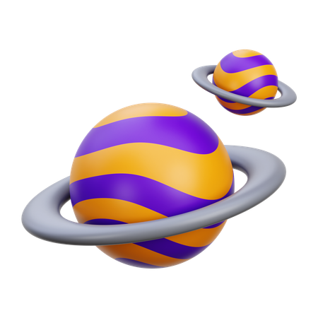 Planet  3D Icon
