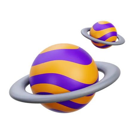 Planet  3D Icon