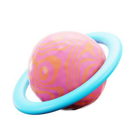 Planet  3D Icon