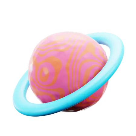 Planet  3D Icon