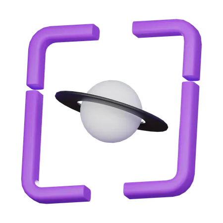 Planet  3D Icon