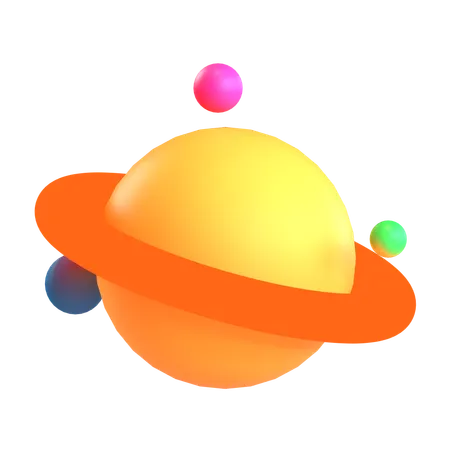 Planet  3D Icon