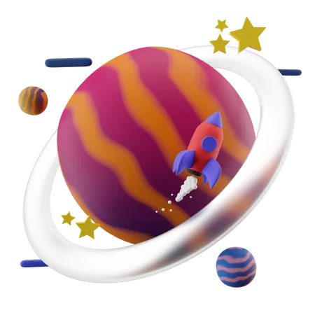 Planet  3D Icon