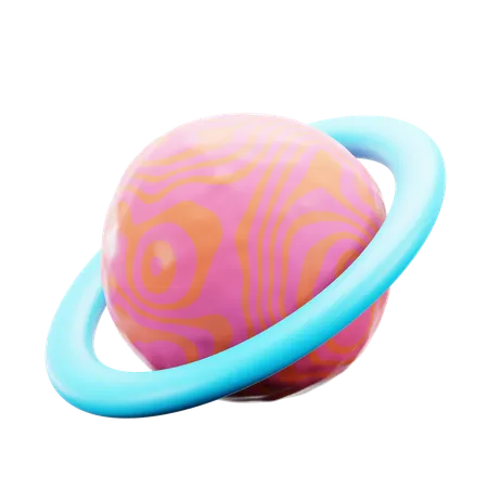 Planet  3D Icon