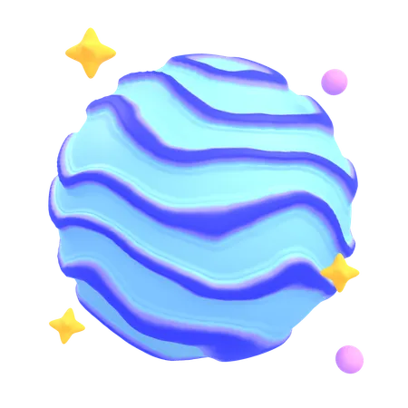 Planet  3D Icon