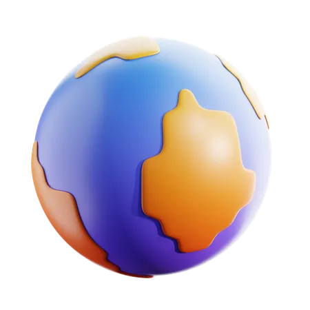 Planet  3D Icon