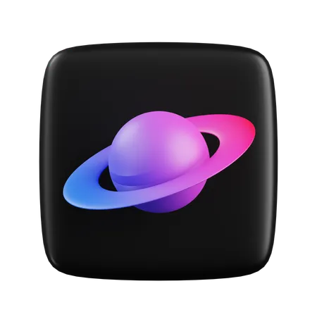 Planet  3D Icon