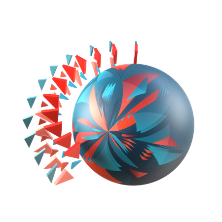 Planet Abstract  3D Icon