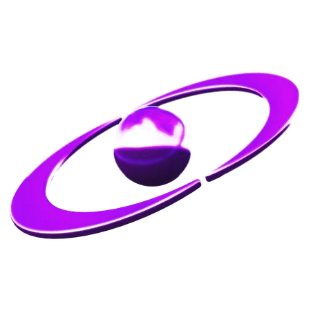 Planet Abstract Shape  3D Icon