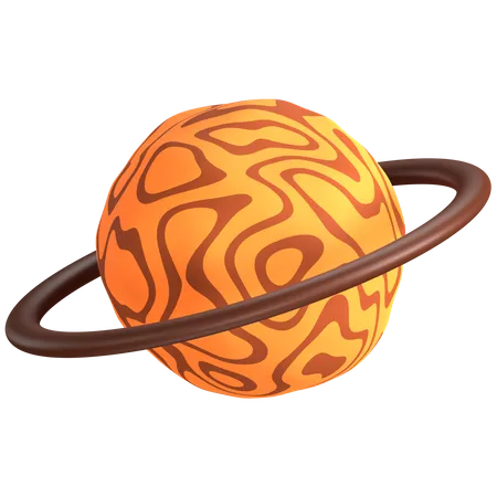 Planet belt  3D Illustration