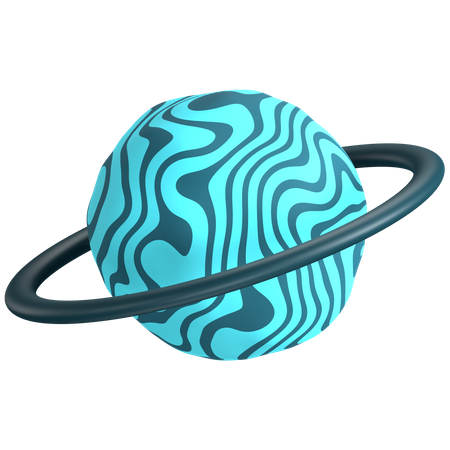 Planet belt  3D Illustration