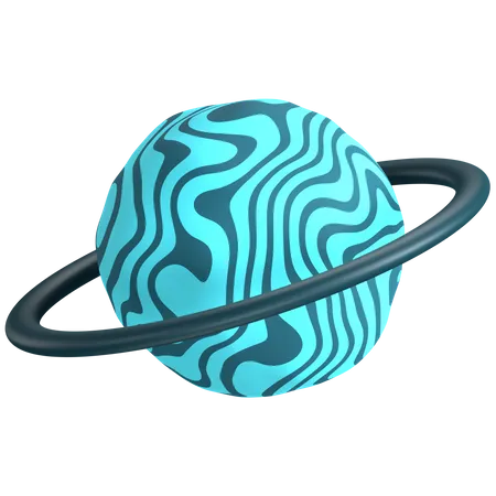 Planet belt  3D Illustration