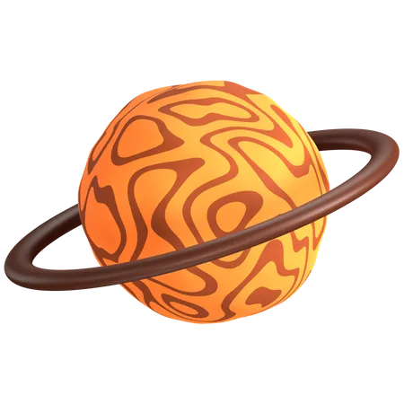 Planet belt 3D Illustration