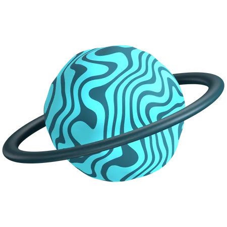 Planet belt 3D Illustration