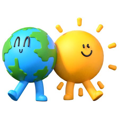 Planet Cooperation  3D Icon