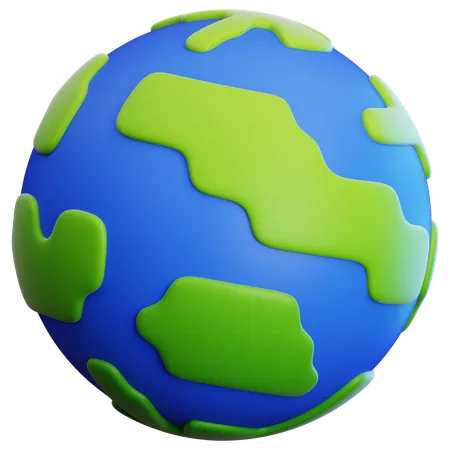 Planet earth  3D Icon