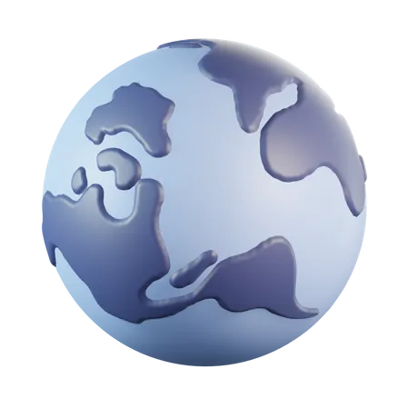 Planet Earth  3D Icon