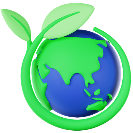 Planet Earth  3D Icon