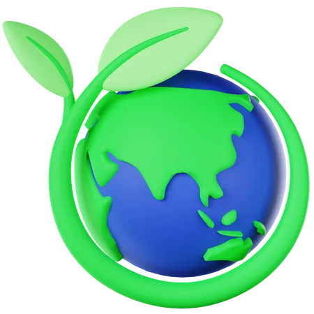 Planet Earth  3D Icon