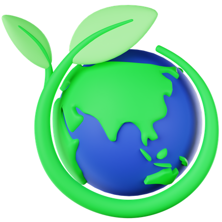 Planet Earth  3D Icon