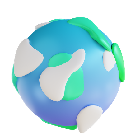 Planet Earth  3D Illustration