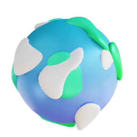 Planet Earth  3D Illustration