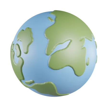 Planet Earth  3D Icon