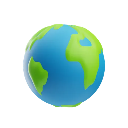 Planet earth  3D Icon