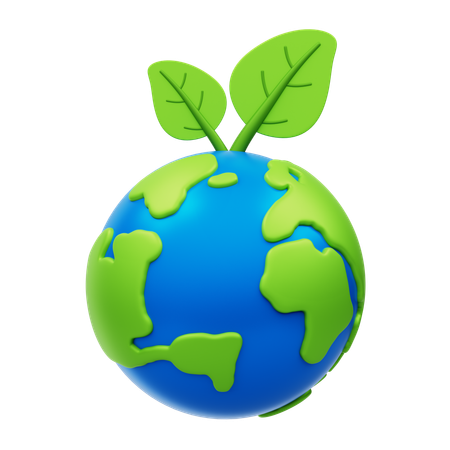 Planet Erde  3D Icon