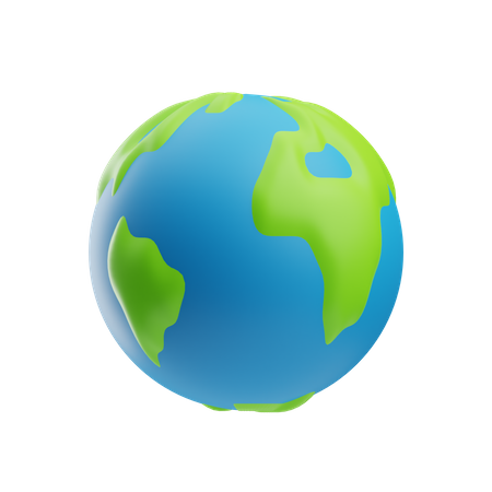 Planet Erde  3D Icon