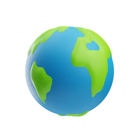 Planet Erde  3D Icon