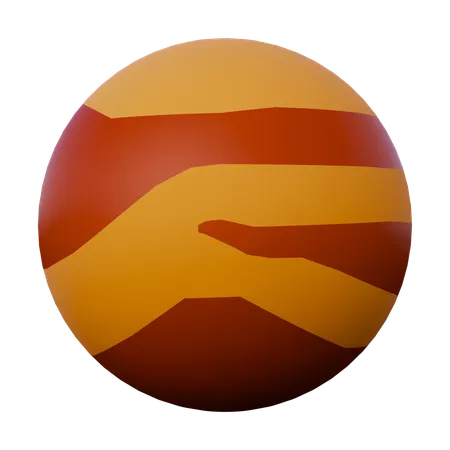 Planet Jupiter  3D Icon