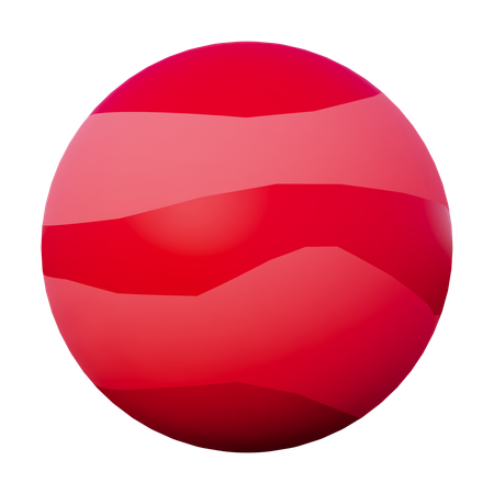 Planet Mars  3D Icon