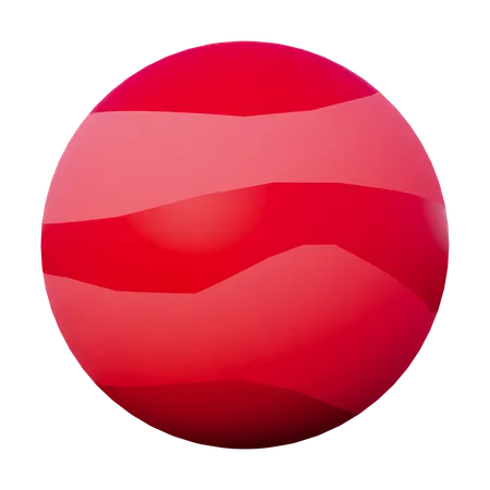 Planet Mars  3D Icon